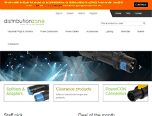 Tablet Screenshot of distributionzone.com